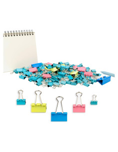 Paquete de 120 Clips de Carpeta Ykimok en 4 Colores