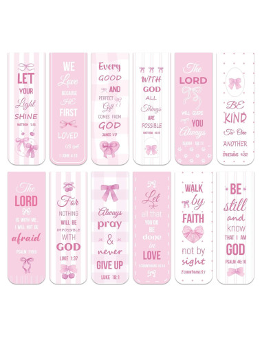 Marcadores Magnéticos Haooryx - 48 Pcs Rosa Inspiracionales