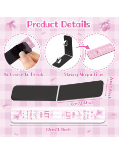 Marcadores Magnéticos Haooryx - 48 Pcs Rosa Inspiracionales 2