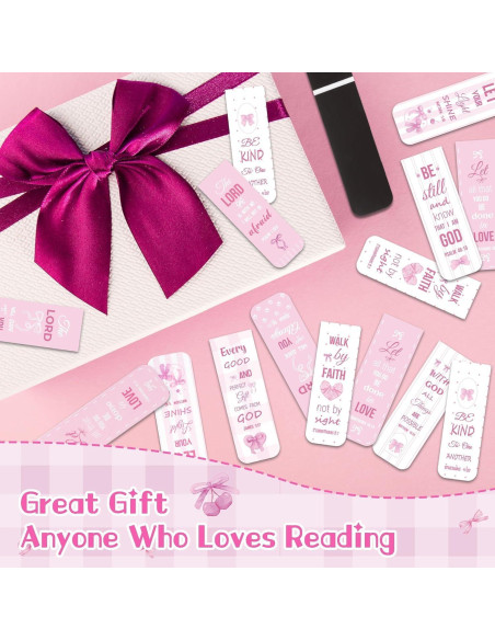 Marcadores Magnéticos Haooryx - 48 Pcs Rosa Inspiracionales