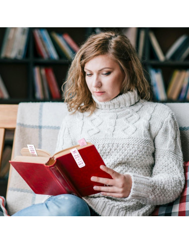 Marcadores Magnéticos Haooryx - 48 Pcs Rosa Inspiracionales