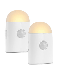 Luces Nocturnas LED Rengmot con Sensor de Movimiento 2 Paquete