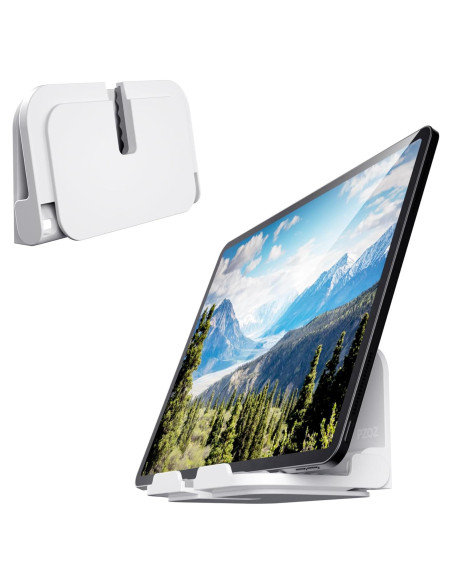 Soporte Plegable para Teléfono Móvil PZOZ Blanco 12.2x7.4cm