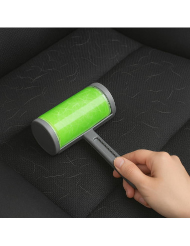 Rodillo Limpiador de Pelusa GARDWEN Reutilizable Set de 2