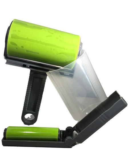 Rodillo Limpiador de Pelusa GARDWEN Reutilizable Set de 2