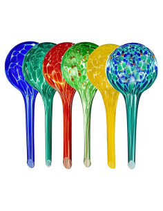 Juego de 6 Esferas de Autorriego de Vidrio TOTYAO - Riego Automático para Plantas