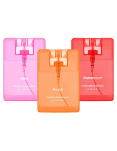 3 Sprays Desinfectantes de Manos Viaje Dansib 20 ml Aroma Frutal