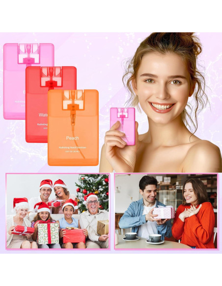 3 Sprays Desinfectantes de Manos Viaje Dansib 20 ml Aroma Frutal