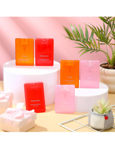 3 Sprays Desinfectantes de Manos Viaje Dansib 20 ml Aroma Frutal