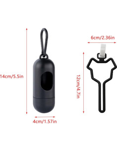 Dispensador de Bolsa de Desechos para Perros UtySty - 4 Piezas 2