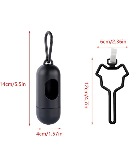Dispensador de Bolsa de Desechos para Perros UtySty - 4 Piezas
