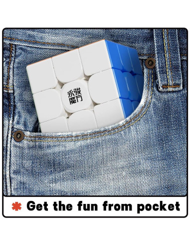 Cubo Pocket 3x3 Magnético YJ Yong Jun 50x50x50mm 57g