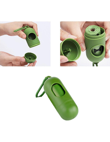 Dispensador de Bolsa de Desechos para Perros UtySty - 4 Piezas