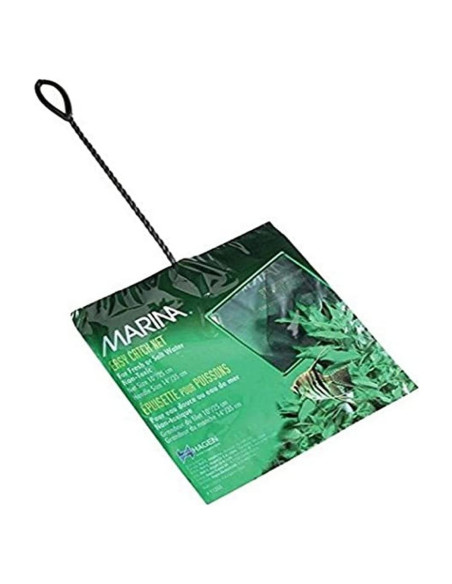 Red de Pesca Nylon Grueso Marina 25.4x17.8cm Mango 35.6cm