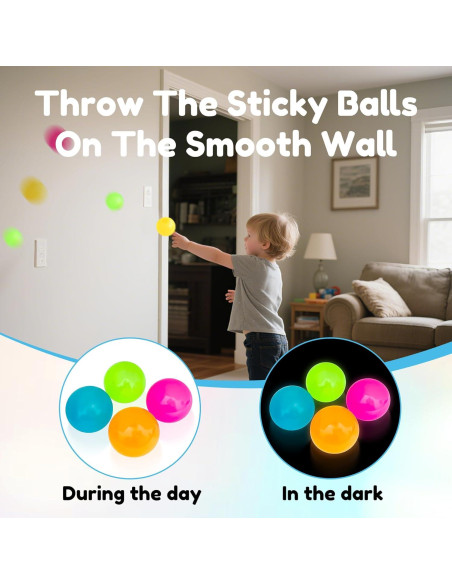 4 Pelotas Antiestrés Brillantes Chgfs - Juguetes Sensitivos