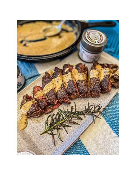 Set de Condimentos Gourmet Gustus Vitae | 4 Especias Naturales | Latas Magnéticas