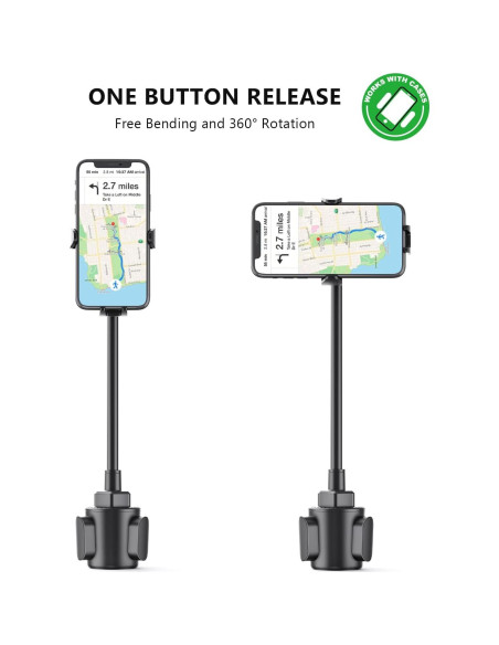 Soporte para Teléfono en Taza Esoulk Ajustable 4-7"