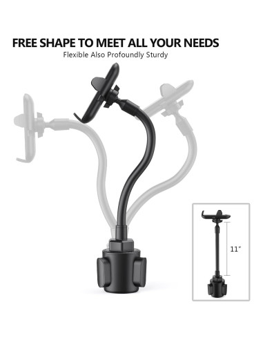 Soporte para Teléfono en Taza Esoulk Ajustable 4-7"