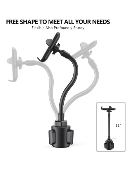 Soporte para Teléfono en Taza Esoulk Ajustable 4-7"