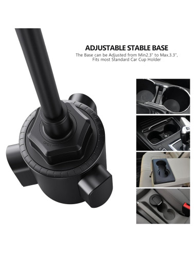 Soporte para Teléfono en Taza Esoulk Ajustable 4-7"