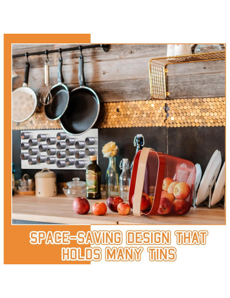 Estante Magnético para Especias Otoolling 60x30 cm Acero Inoxidable