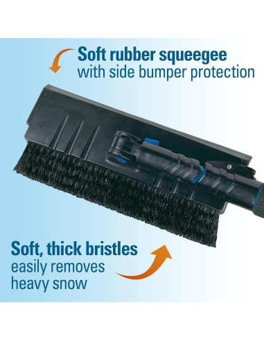 SubZero Avalanche Snowbroom 137 cm con Cabezal Pivotante