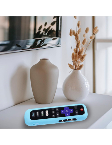 Paquete de 3 fundas de silicona para control remoto Roku TV