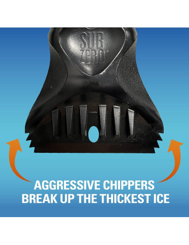 SubZero Avalanche Snowbroom 137 cm con Cabezal Pivotante