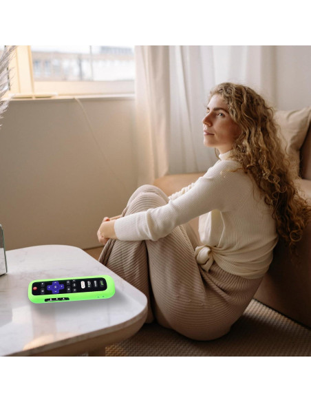 Paquete de 3 fundas de silicona para control remoto Roku TV