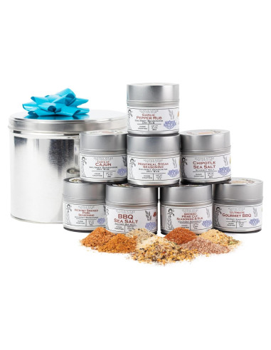 Juego de Regalo BBQ Gustus Vitae | 8 Especias Gourmet Naturales