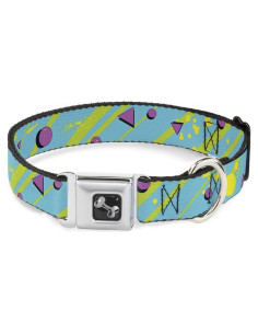Collar para Perro Buckle-Down Grande 38-66 cm Azul/Rosa