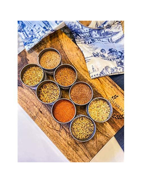 Juego de Regalo BBQ Gustus Vitae | 8 Especias Gourmet Naturales