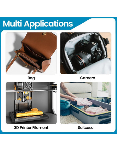 Paquete de 3 deshidratantes de gel de sílice 100g Wisesorbent