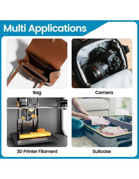 Paquete de 3 deshidratantes de gel de sílice 100g Wisesorbent