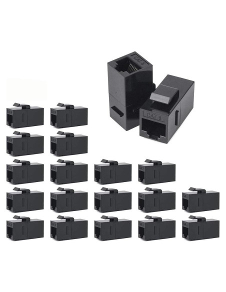 Acoplador Hembra a Hembra RJ45 Bienque Cat6 20 Paquete