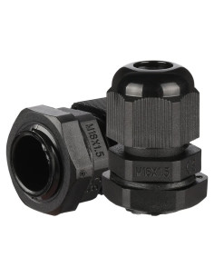 Juntas de Cable Impermeables IP68 uxcell M16 Nylon 10 Pcs 4-8mm