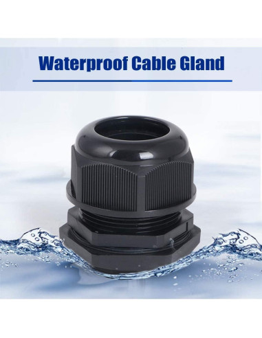 Juntas de Cable Impermeables IP68 uxcell M16 Nylon 10 Pcs 4-8mm