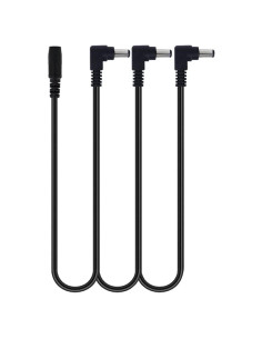 Cable divisor de alimentación Pigtone 1 a 3 vías para guitarra