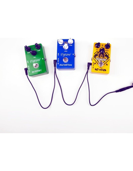 Cable divisor de alimentación Pigtone 1 a 3 vías para guitarra