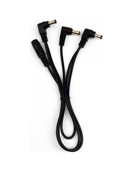 Cable divisor de alimentación Pigtone 1 a 3 vías para guitarra