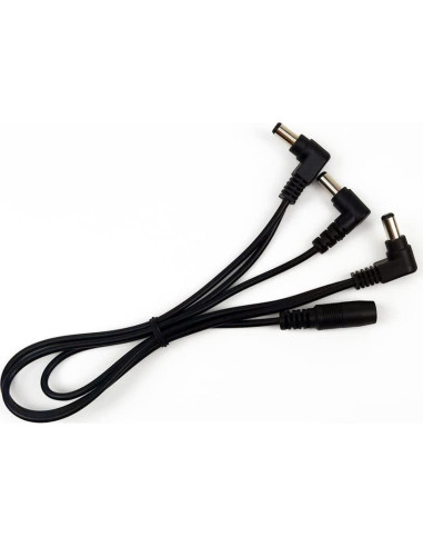 Cable divisor de alimentación Pigtone 1 a 3 vías para guitarra