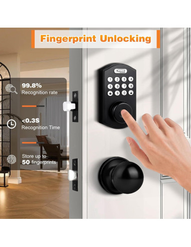 Cerradura Inteligente Probrico Biométrica con Huella Dactilar