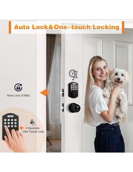 Cerradura Inteligente Probrico Biométrica con Huella Dactilar