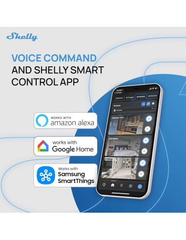 Interruptor Inteligente Shelly 1 Mini Gen4 | Wi-Fi, Zigbee, 8A | 2 Paquete