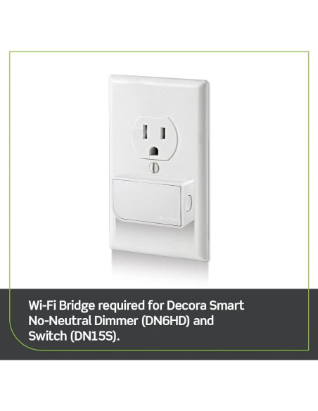 Kit de Regulador Inteligente Leviton DN6HD y Puente Wi-Fi MLWSB