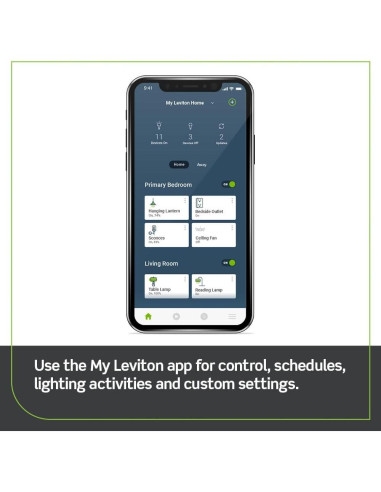 Kit de Regulador Inteligente Leviton DN6HD y Puente Wi-Fi MLWSB