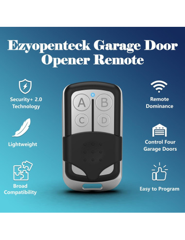 Control Remoto Ezyopenteck I11-MAX para Puerta de Garaje