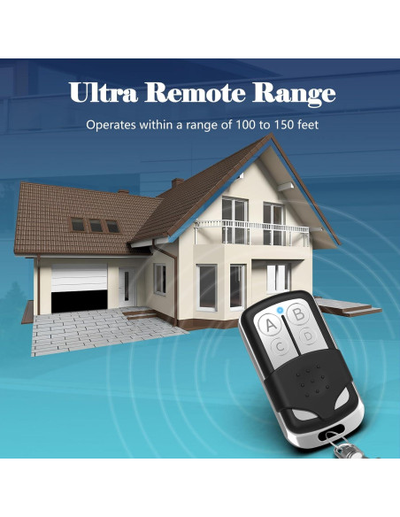 Control Remoto Ezyopenteck I11-MAX para Puerta de Garaje