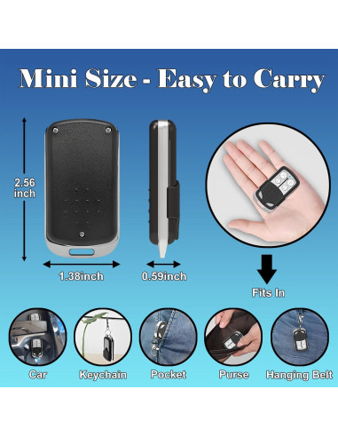 Control Remoto Ezyopenteck I11-MAX para Puerta de Garaje