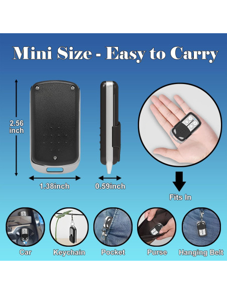 Control Remoto Ezyopenteck I11-MAX para Puerta de Garaje